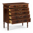 Buckingham Mahogany Chest of Drawers with Concave Profile