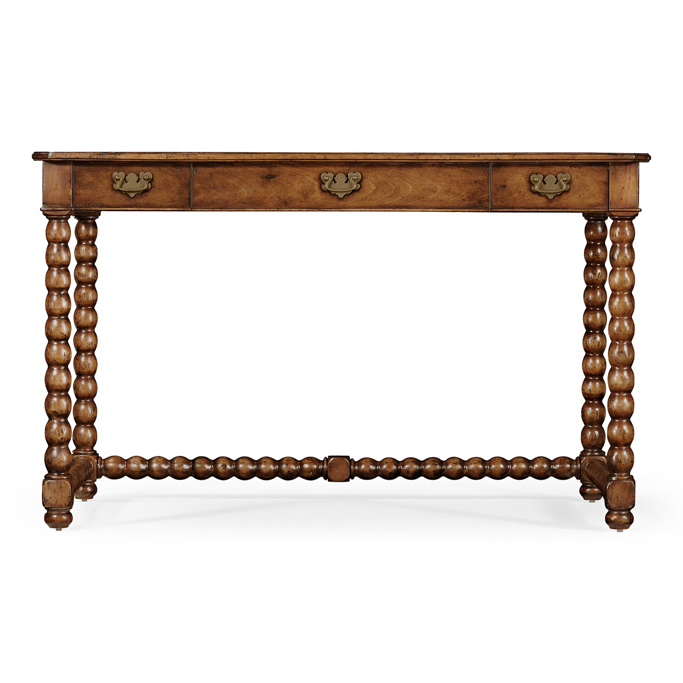 Bobbin turned walnut dressing table