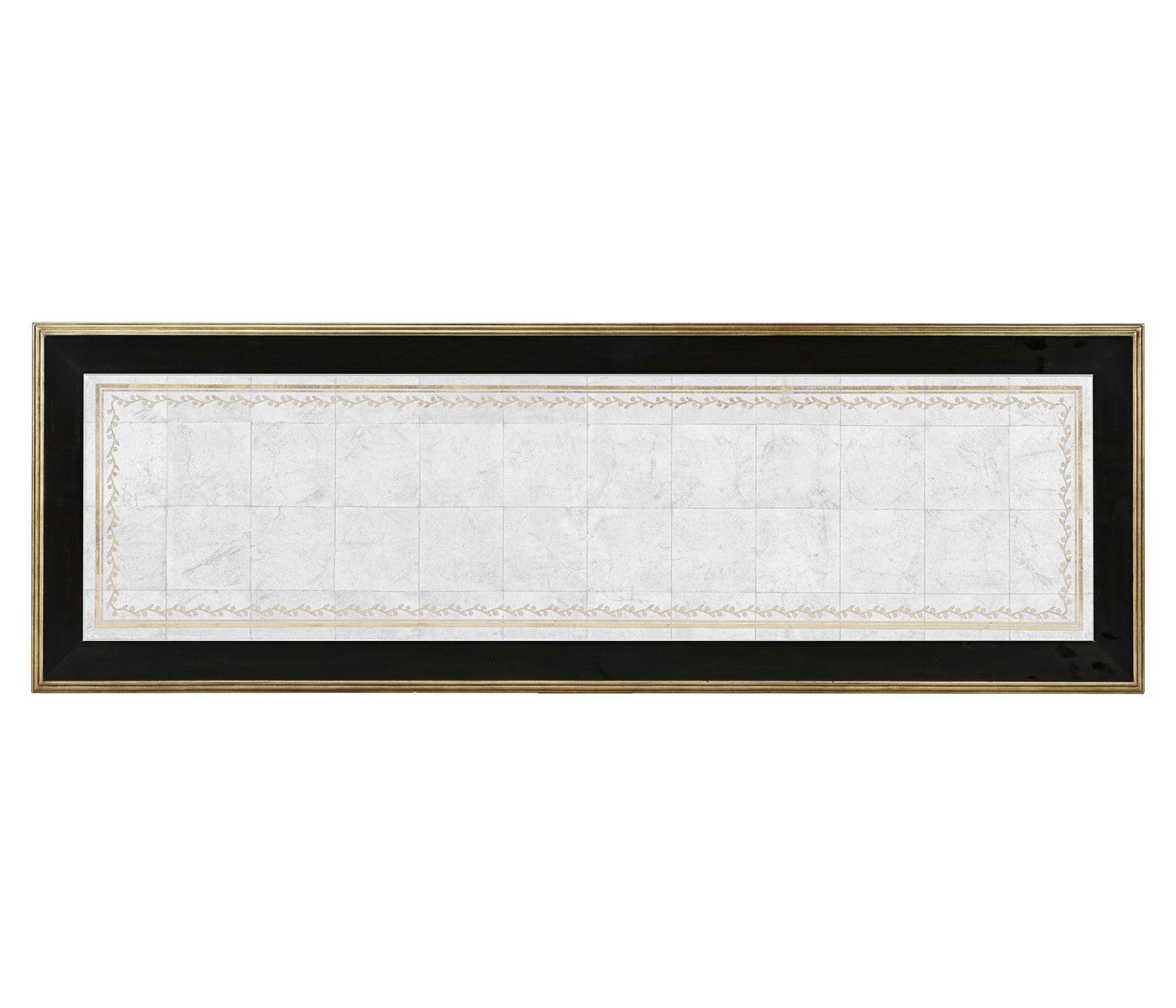 Black & églomisé console