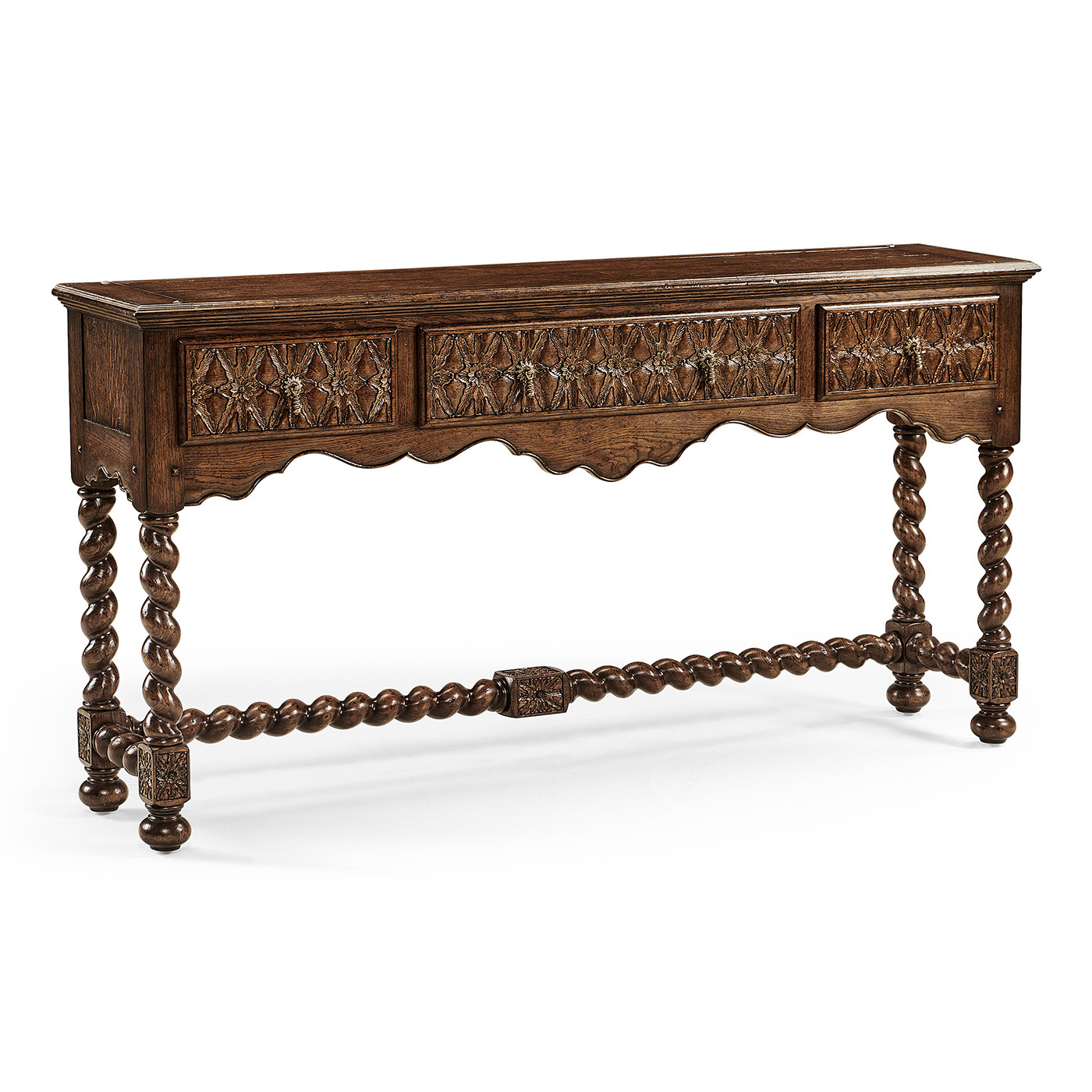 Large Dark Oak Console