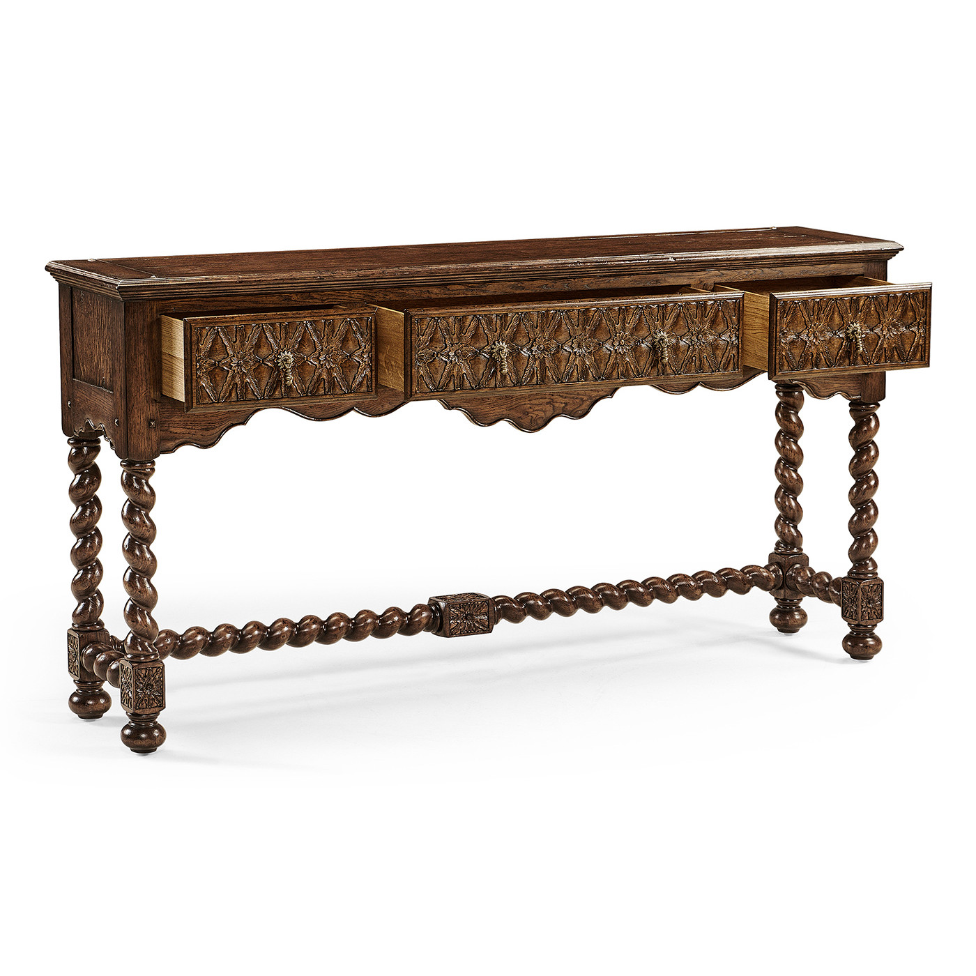 Large Dark Oak Console