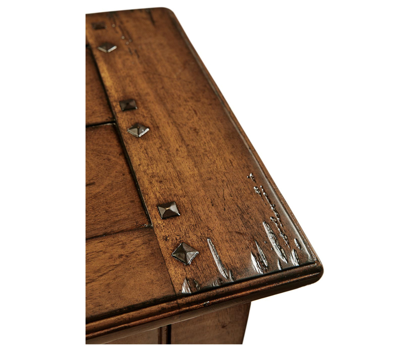 Small Narrow Walnut Console Table