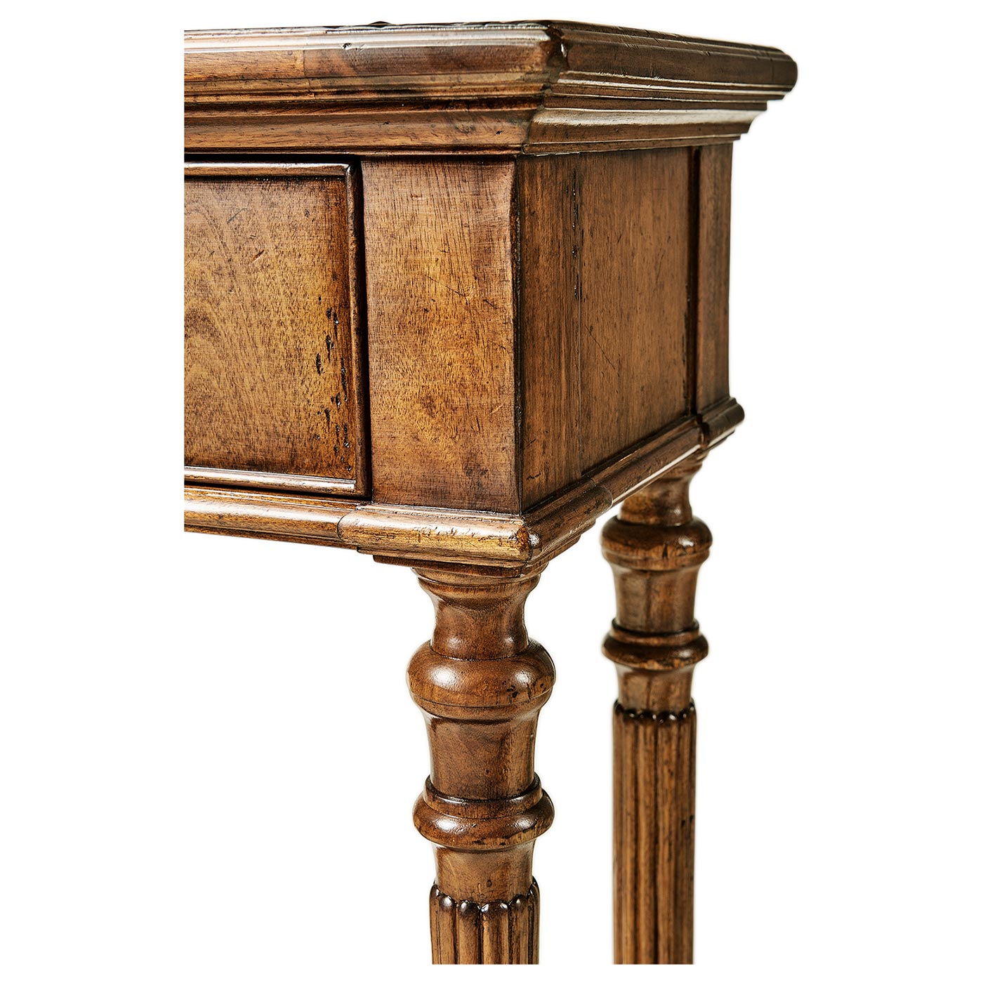 Small Narrow Walnut Console Table
