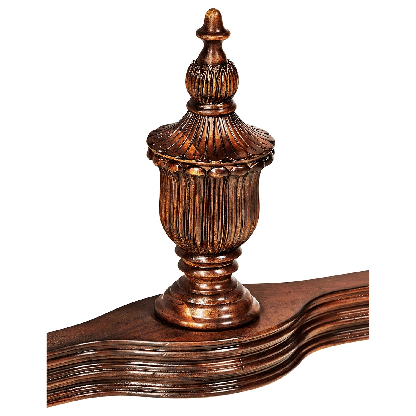 Mahogany Panelled Door TV Cabinet