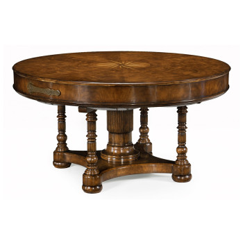 True Extending Crotch Walnut Dining Table 61