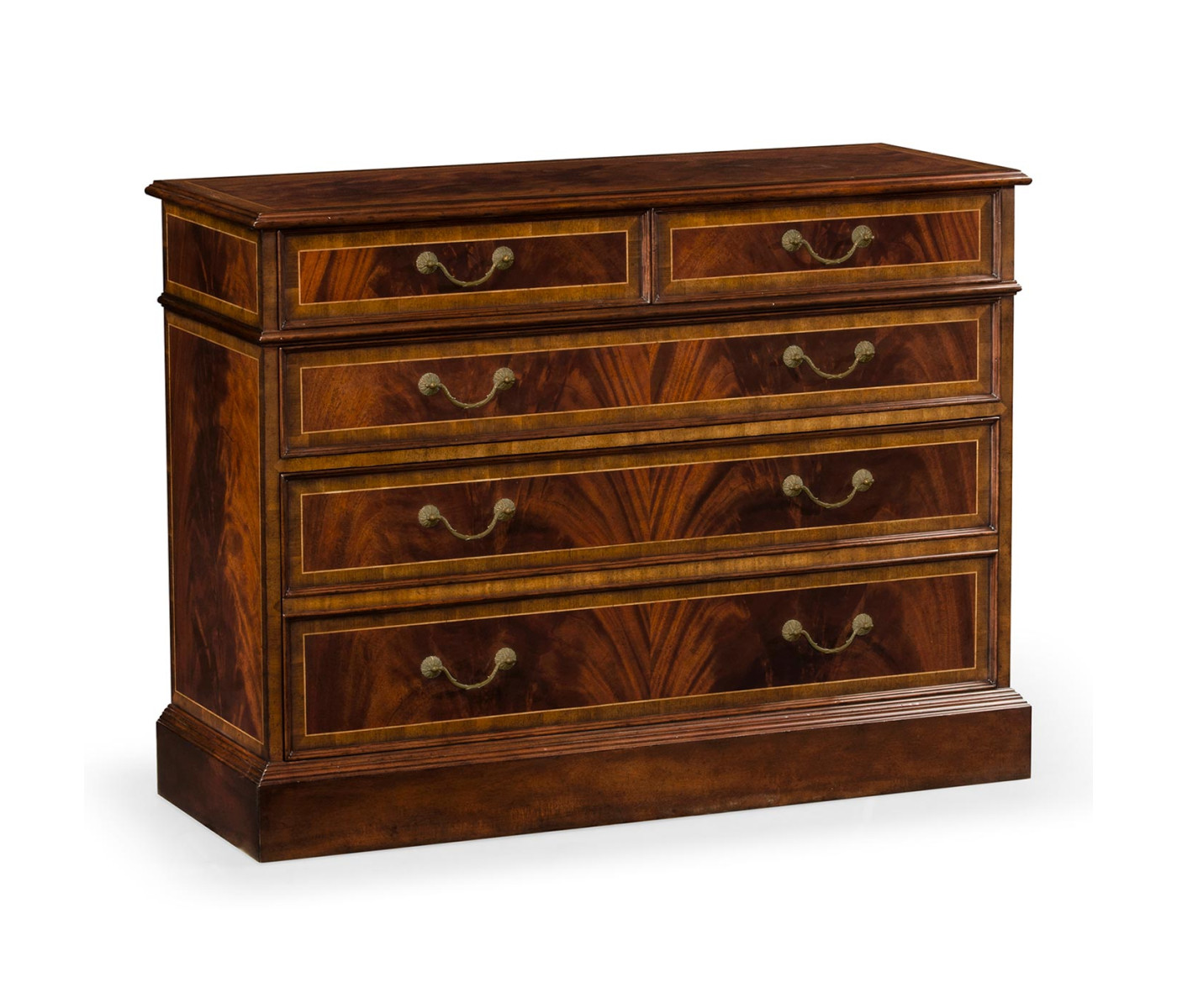 Mahogany Office Chest of Drawers with Hanging File Storage