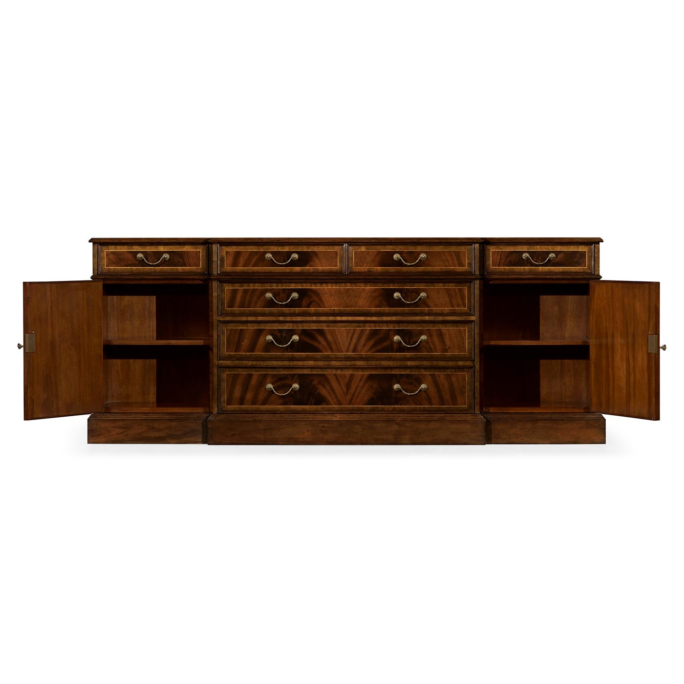 Mahogany Office Sideboard with Hanging File Storage
