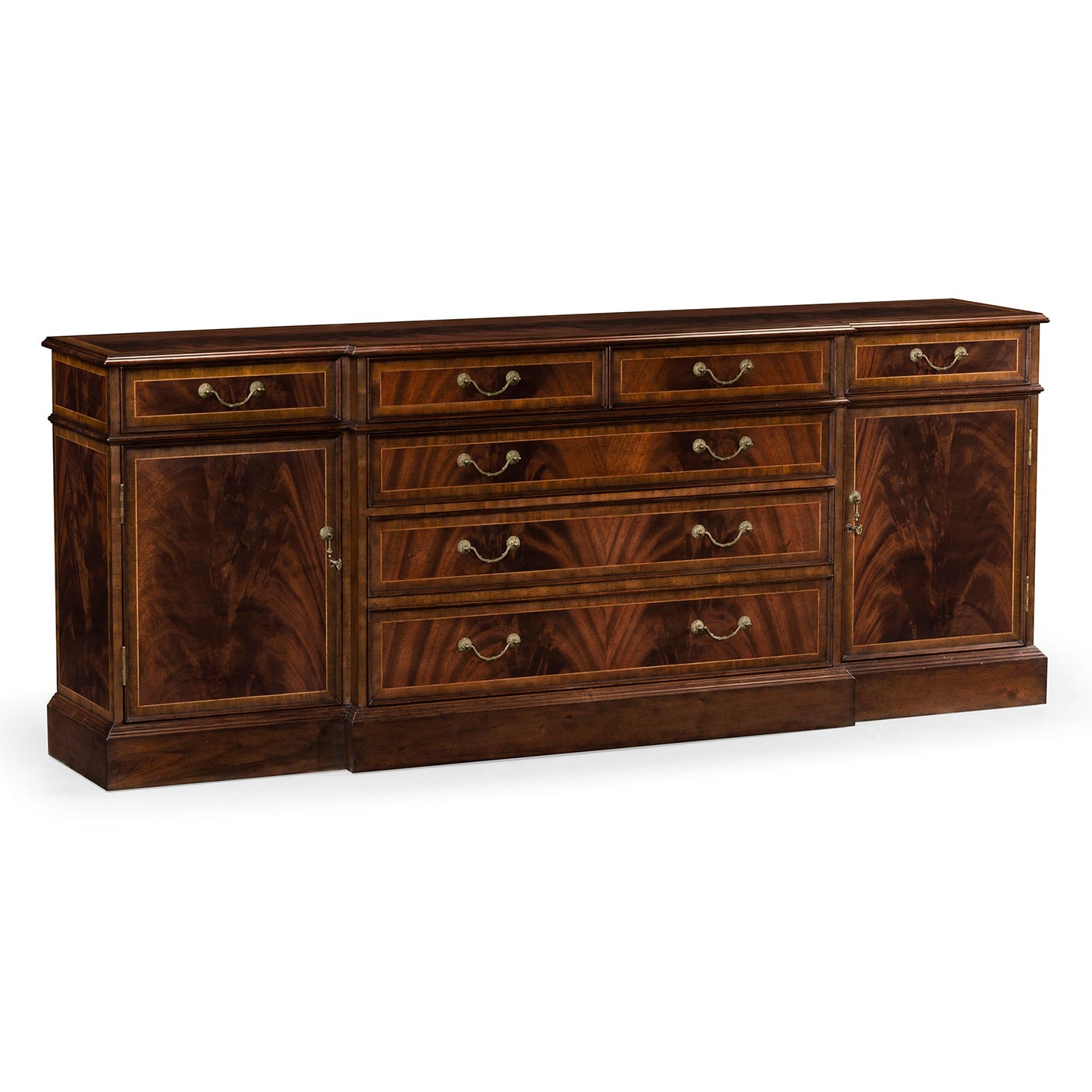 Mahogany Office Sideboard with Hanging File Storage