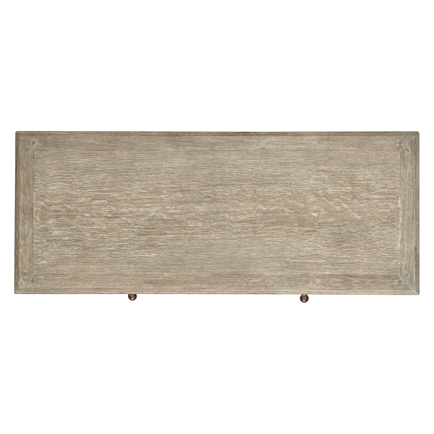 Linenfold Grey Oak Console
