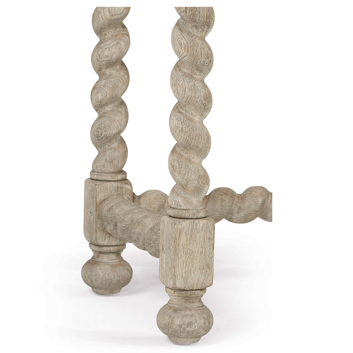 Linenfold Grey Oak Console