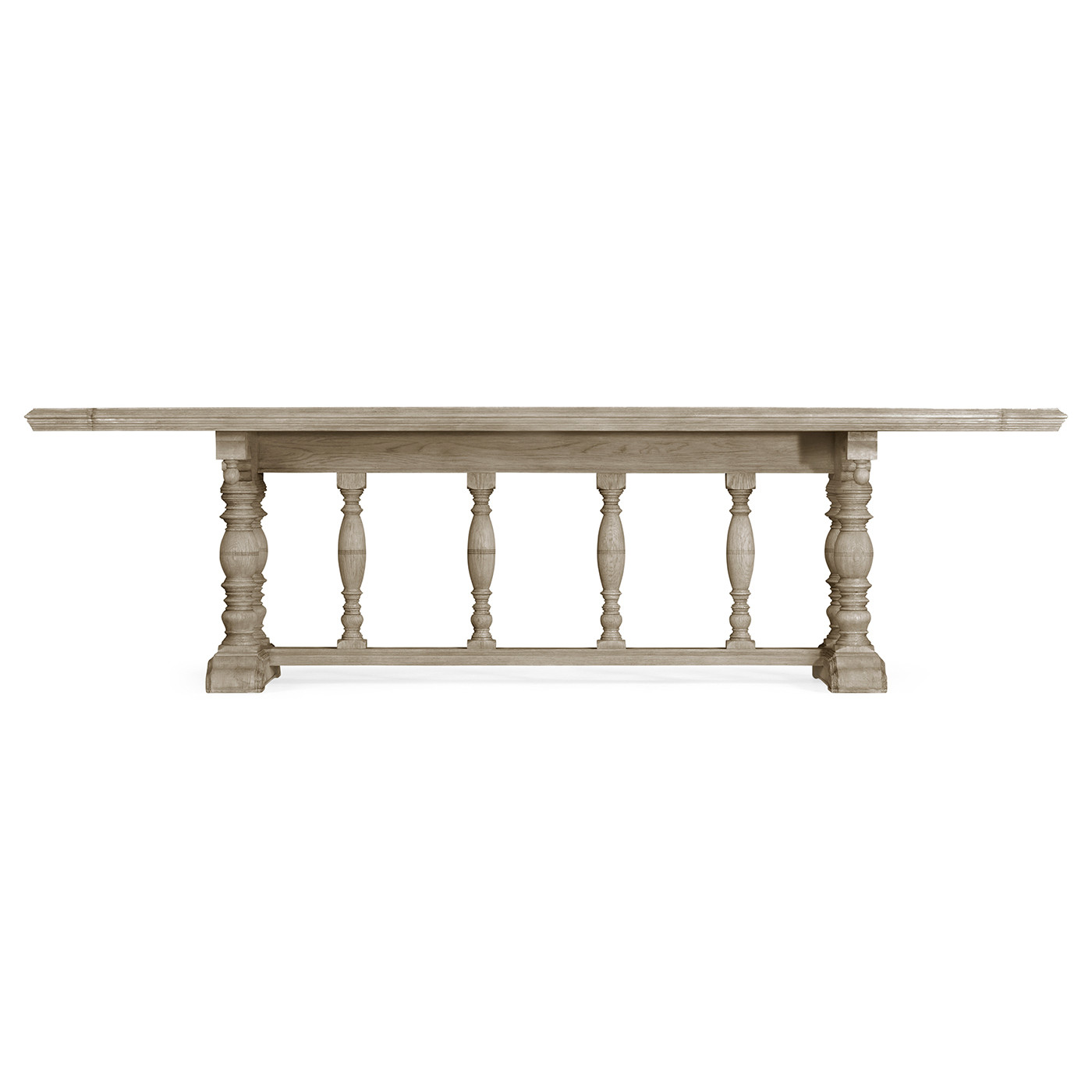 Elizabethan Style Grey Oak Dining Table 108