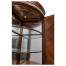 Mahogany Curved Corner Drinks Cabinet