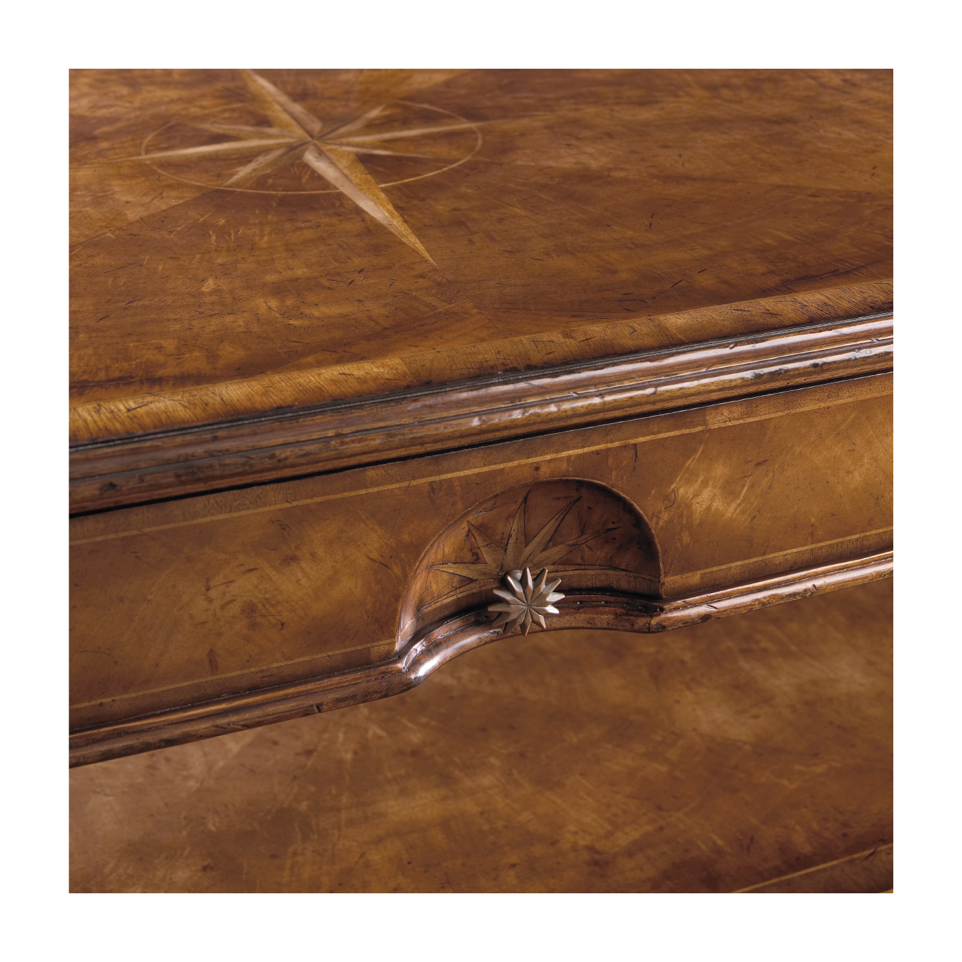 Starburst walnut coffee table (Small)