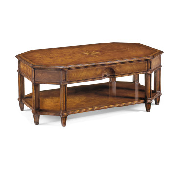 Starburst walnut coffee table (Small)