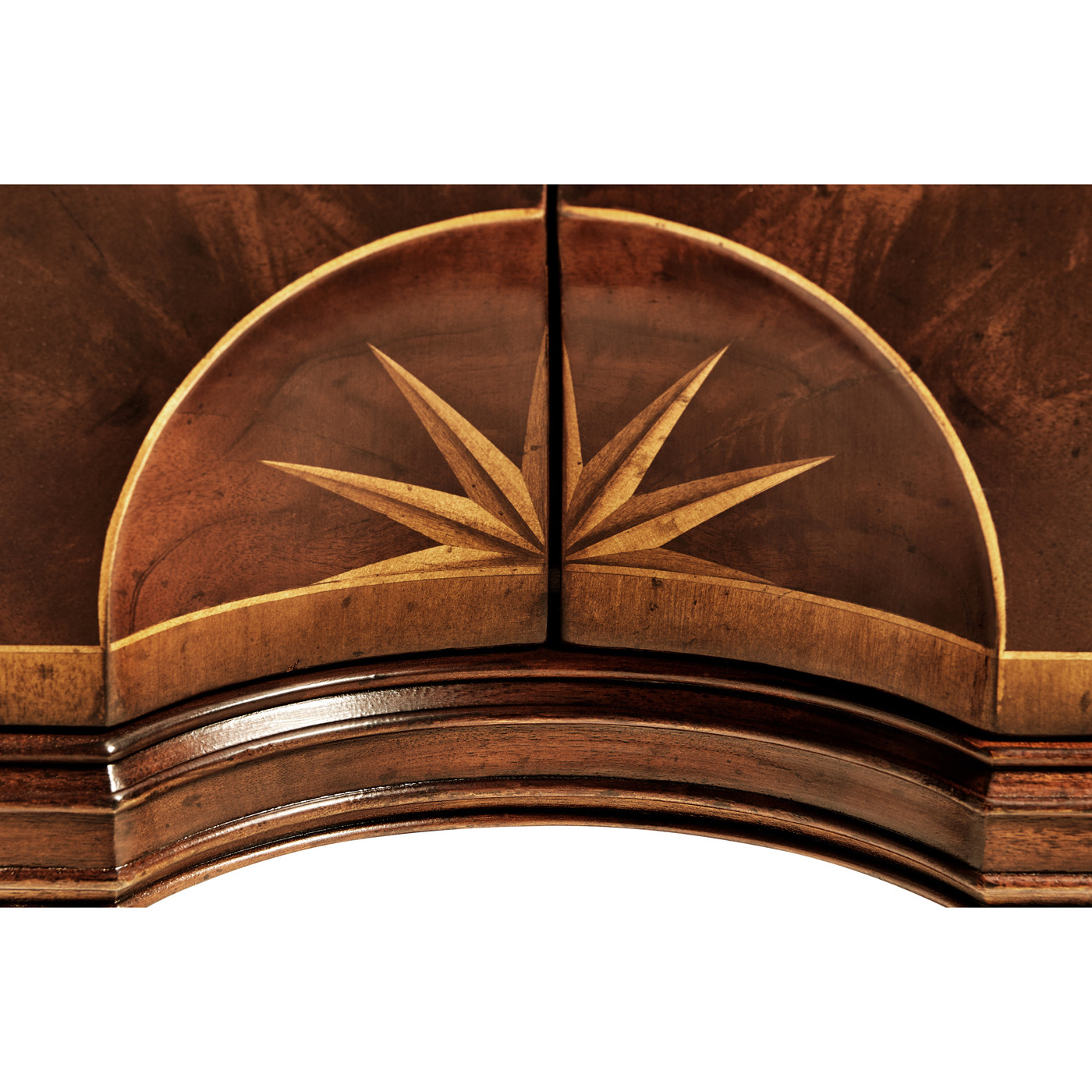 Starburst Mahogany Side Cabinet