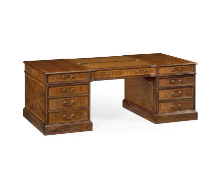 Crotch Walnut Partners Desk