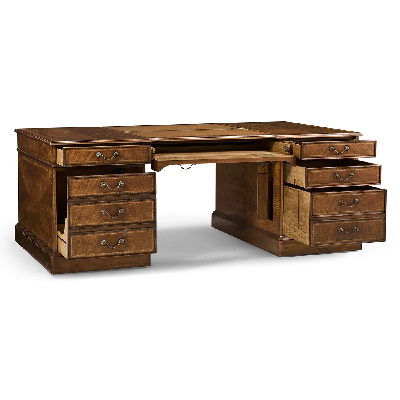 Crotch Walnut Partners Desk