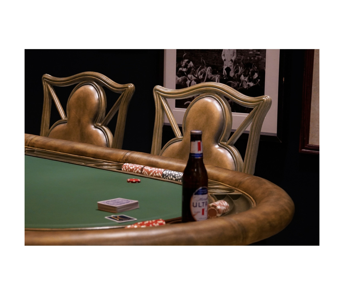 Mahogany Poker Table