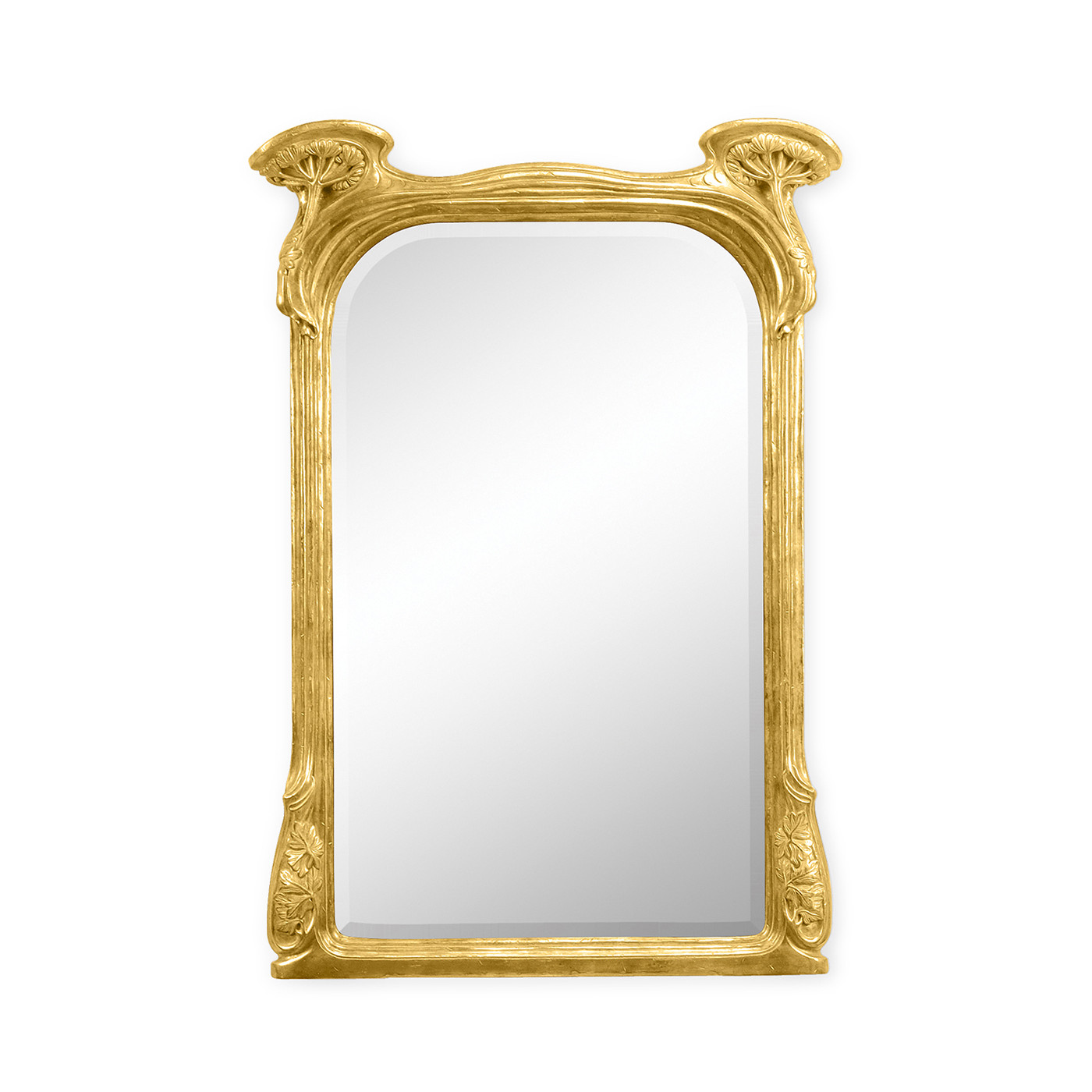 Art Nouveau gilded mirror