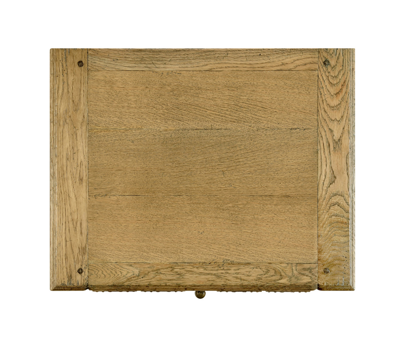 Linenfold Natural Oak Bedside Chest