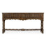 Linenfold Dark Oak TV Base