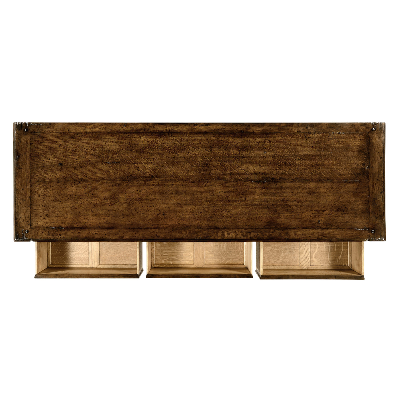 Linenfold Dark Oak Sideboard