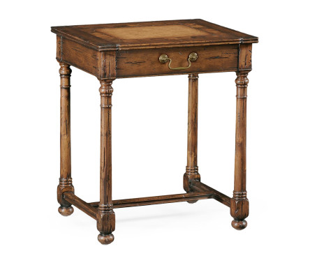 Country Walnut & Oyster Side Table
