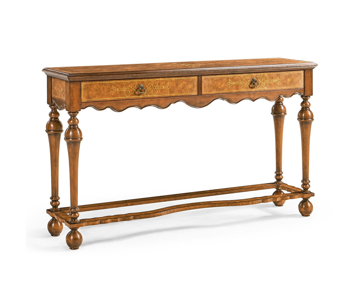 Seaweed marquetry console