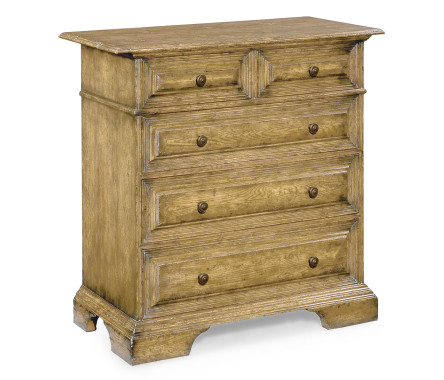 Natural Oak Chest Of Drawers