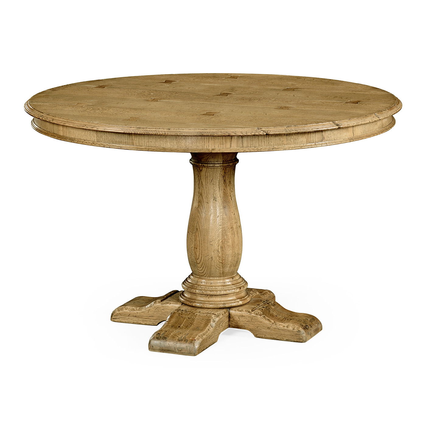 French Country Style Natural Oak Dining Table 48
