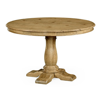 French Country Style Natural Oak Dining Table 48