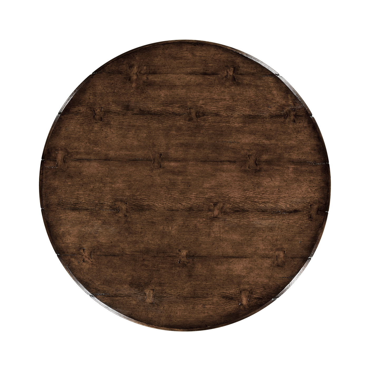 French Country Style Dark Oak Dining Table 54