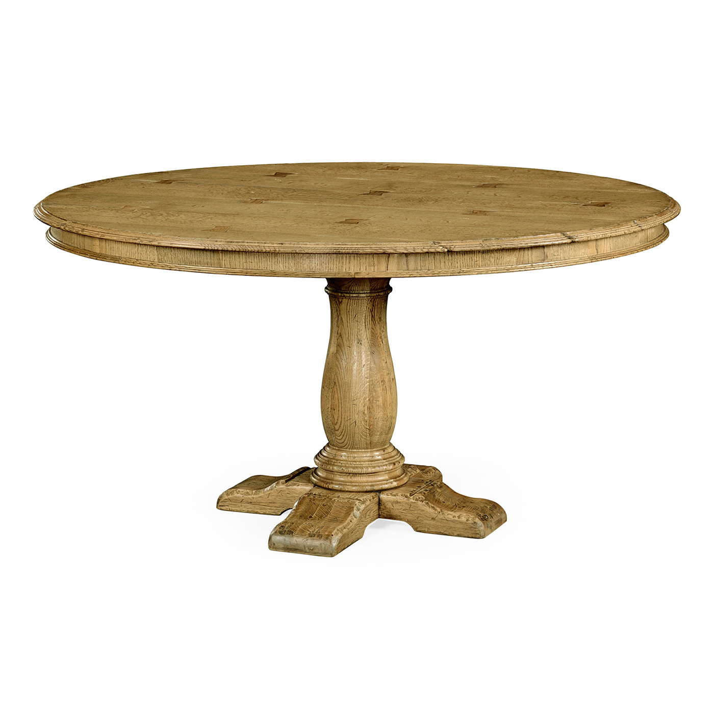 French Country Style Natural Oak Dining Table 60