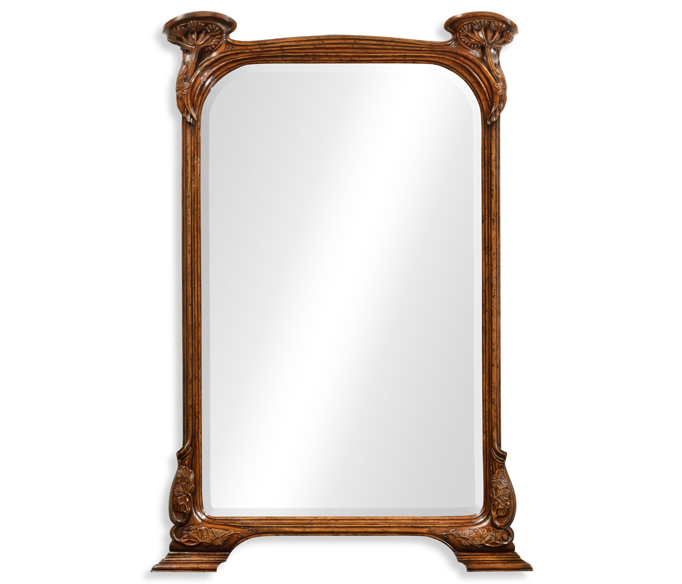 Walnut Carved Mirror