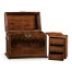 Tall Square Crotch Mahogany Jewellery Box