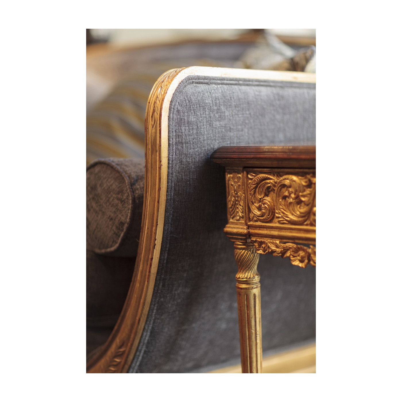 Louis XIV Style Square Side Table