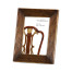 Walnut Ribbed Picture Frame (5