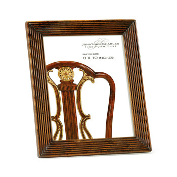 Walnut Ribbed Picture Frame (8