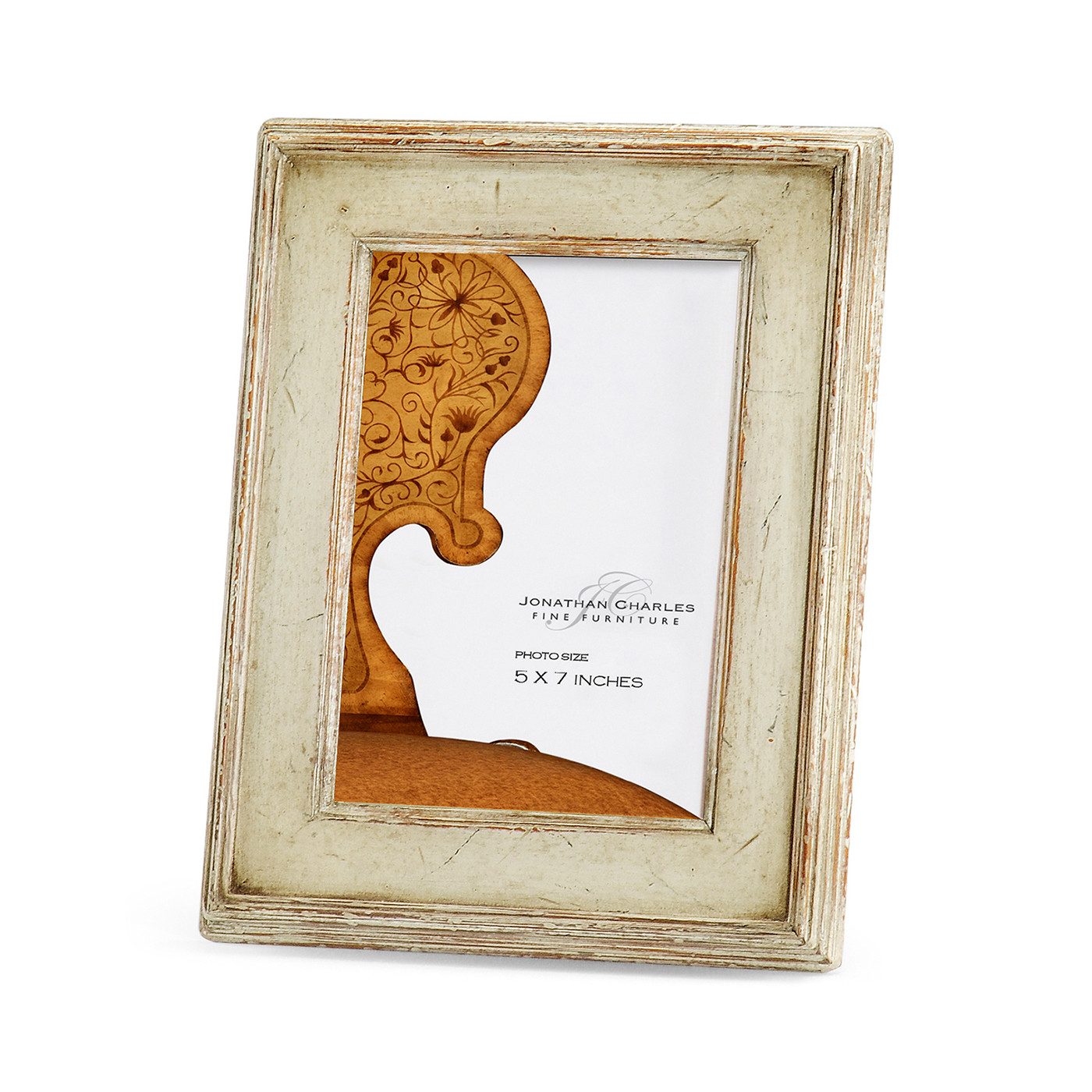 Painted Rub-Through Picture Frame (5
