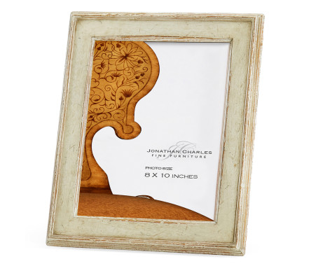 Painted Rub-Through Picture Frame (8