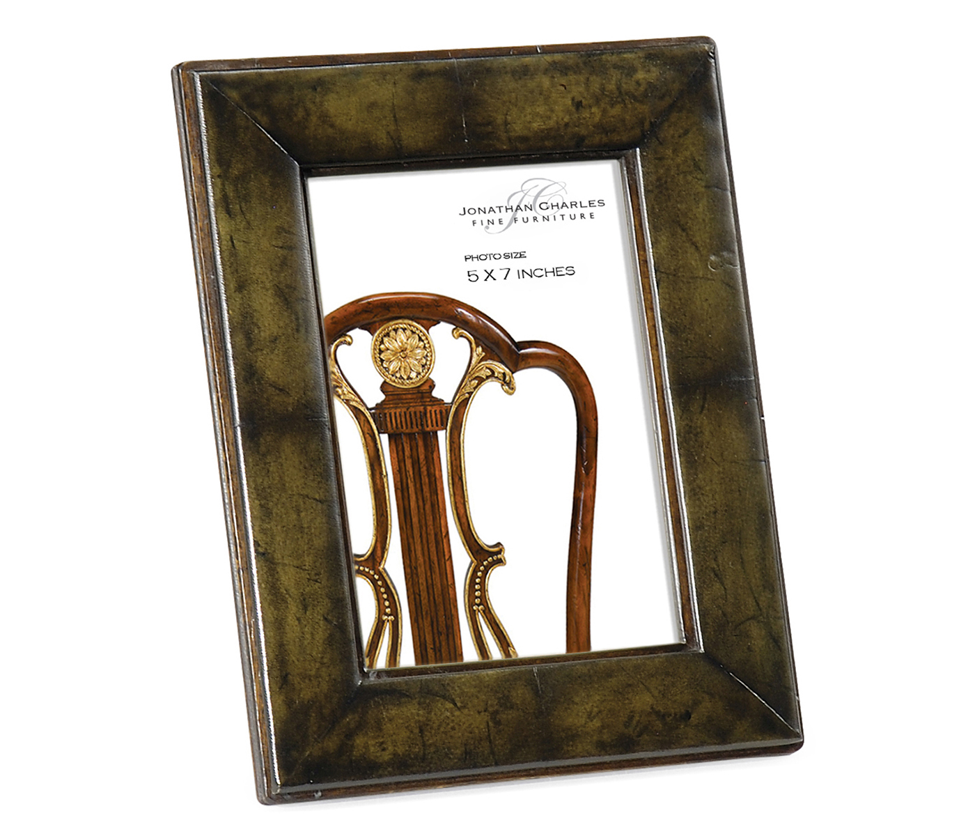 Green Leather Picture Frame (5