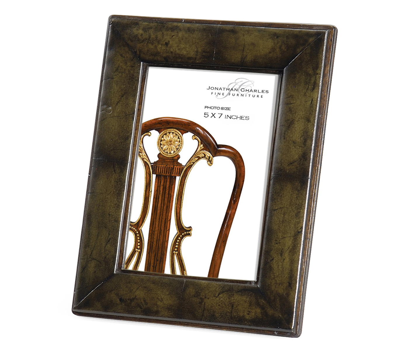 Green Leather Picture Frame (5