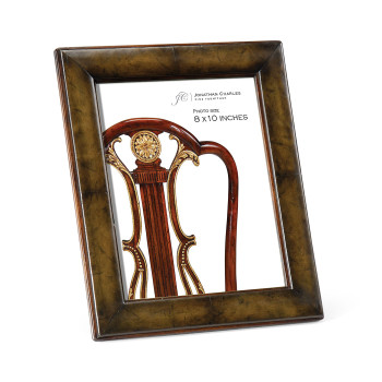 Green Leather Picture Frame (8