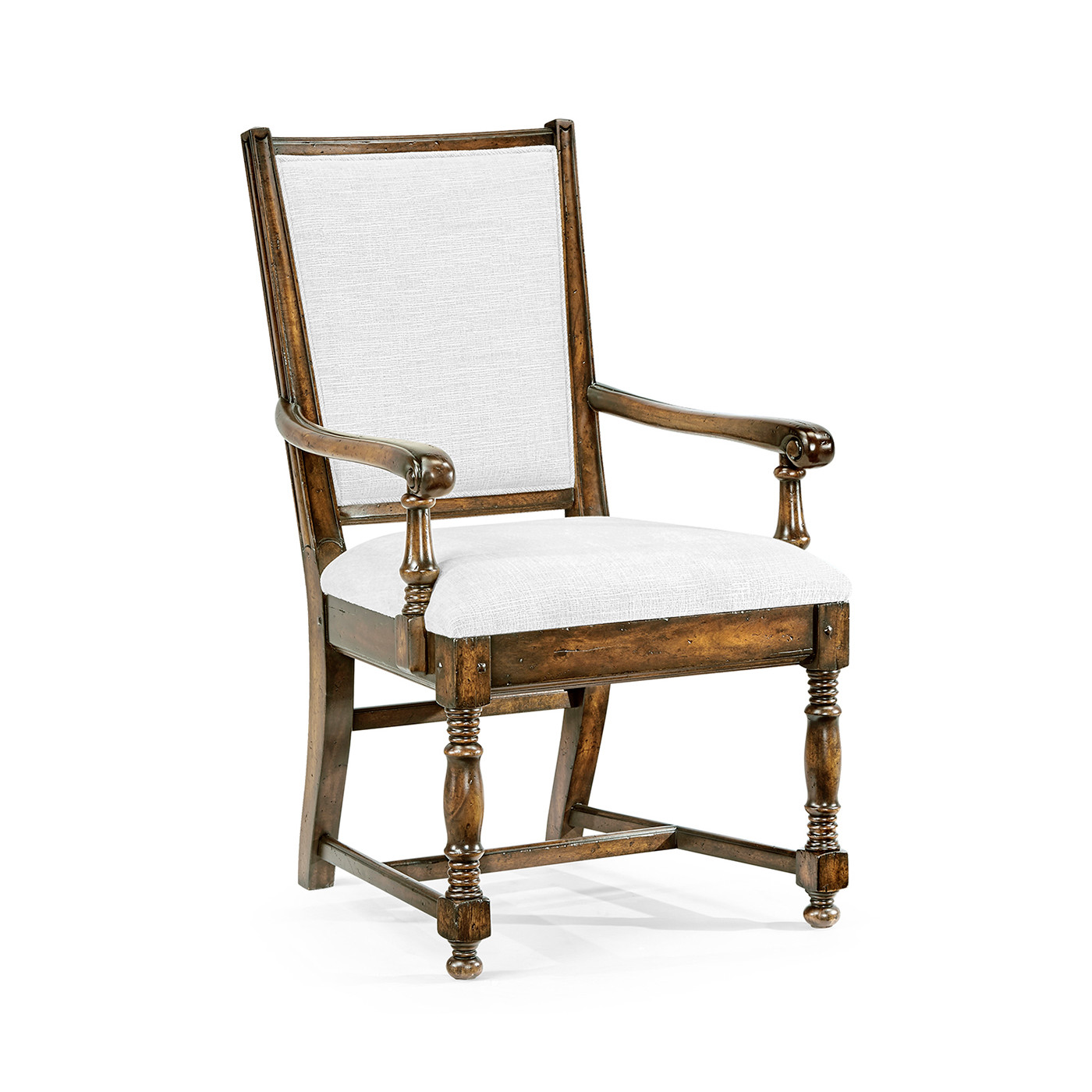 Distressed Country Golden Ale Arm Chair