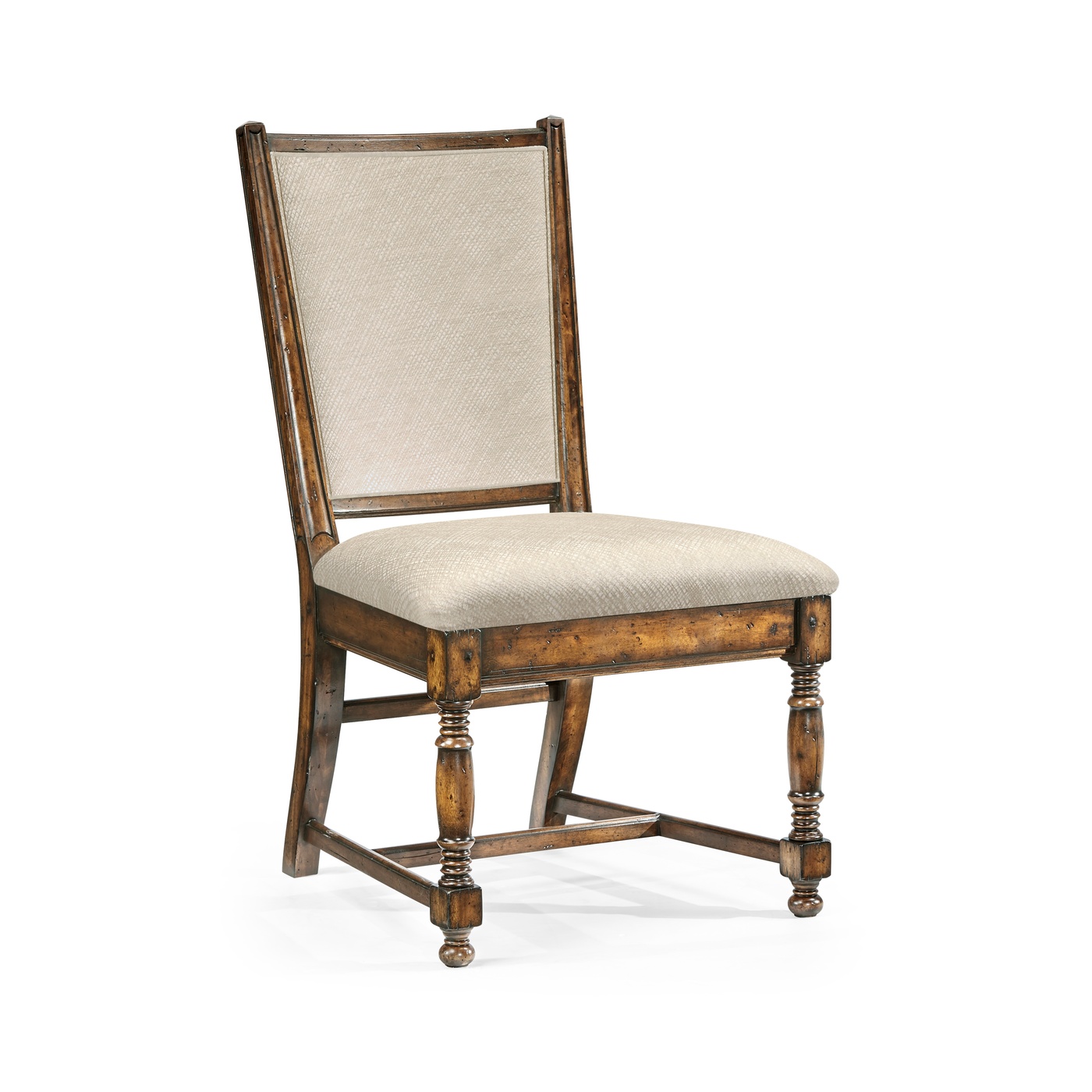 Distressed Country Golden Ale Side Chair