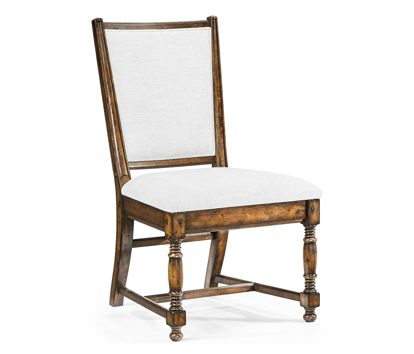 Distressed Country Golden Ale Side Chair