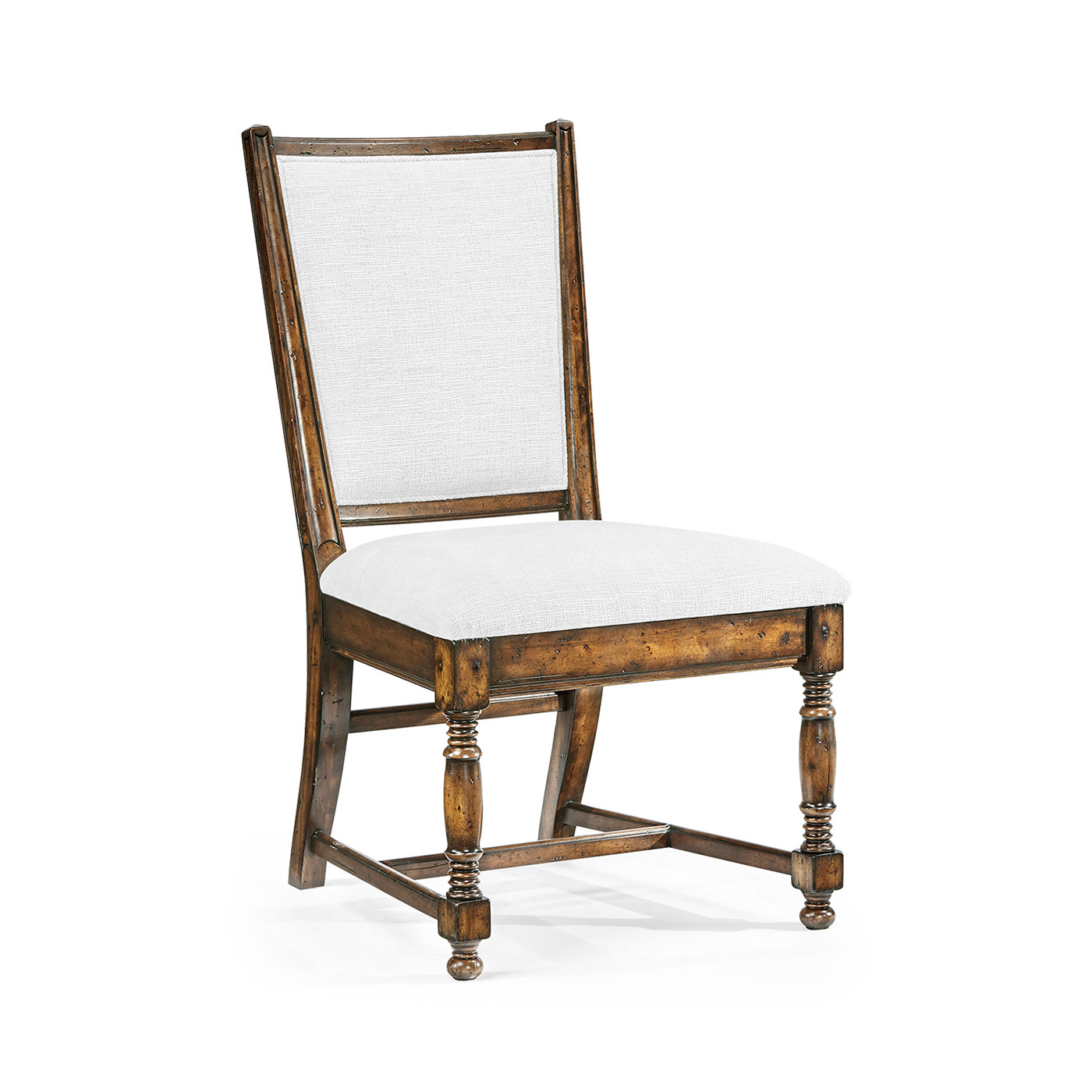 Distressed Country Golden Ale Side Chair