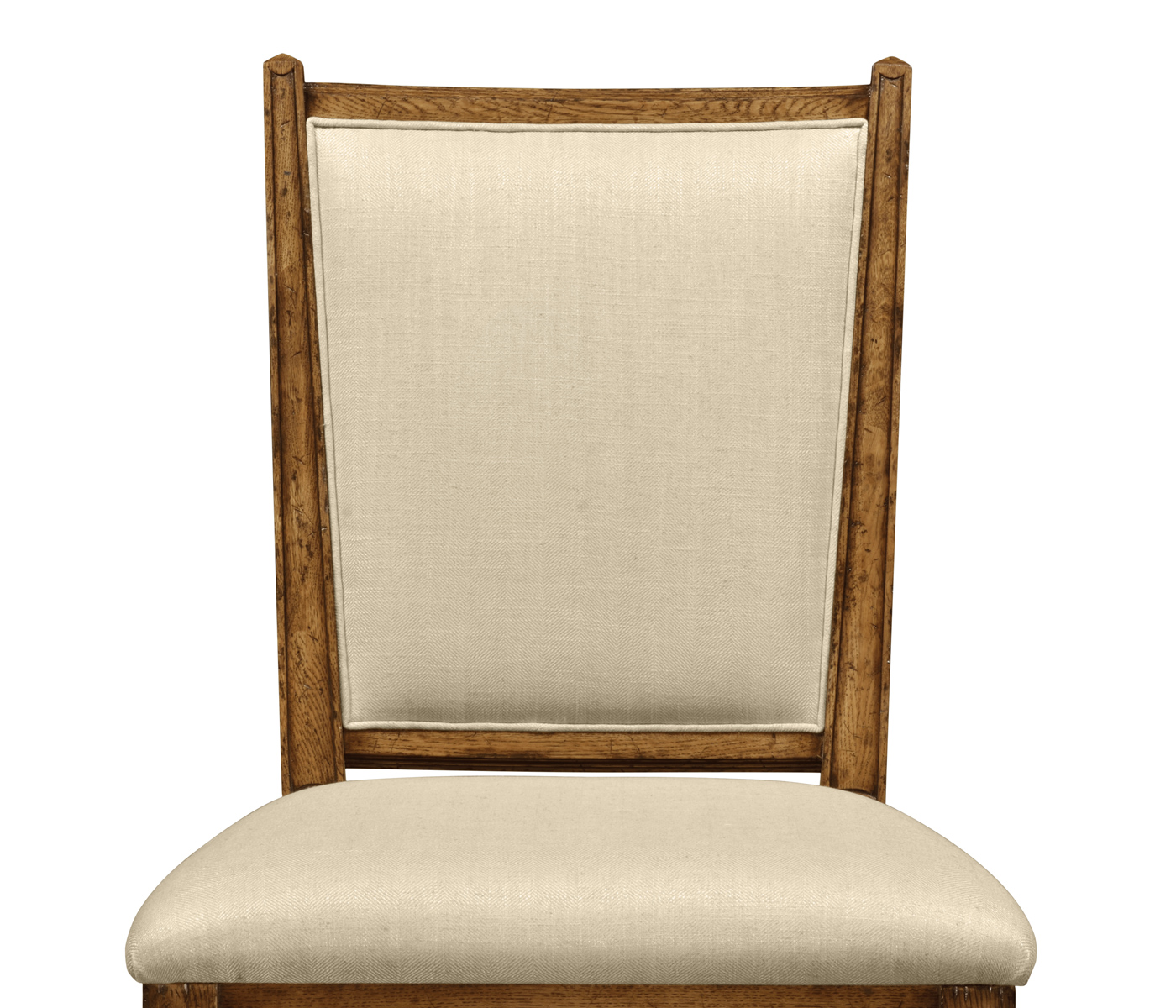 Distressed Light Brown Chestnut Country Side Chair