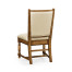 Distressed Light Brown Chestnut Country Side Chair