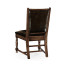 Distressed Dark Oak Country Side Chair